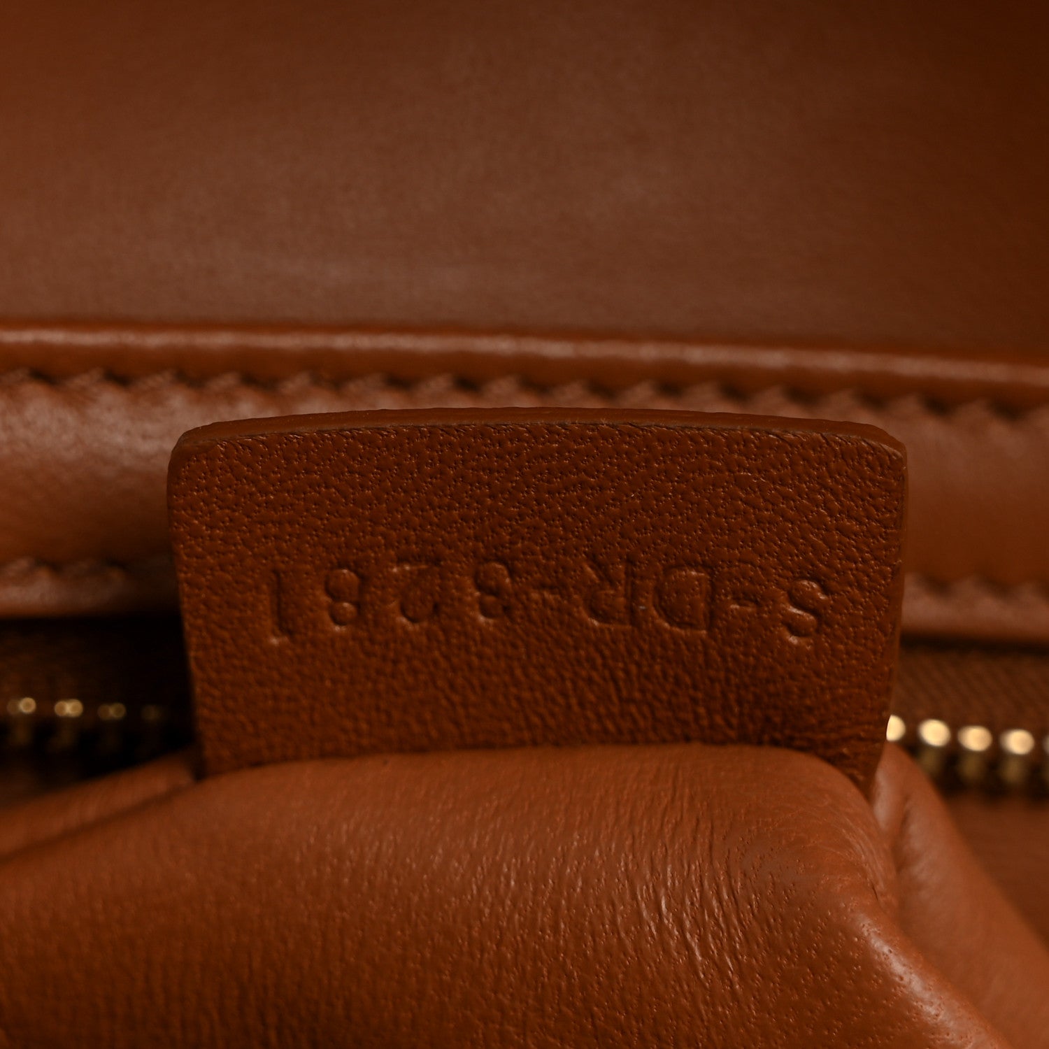 Celine Calfskin Triomphe Canvas Teen Triomphe Bag Tan 8 of 13