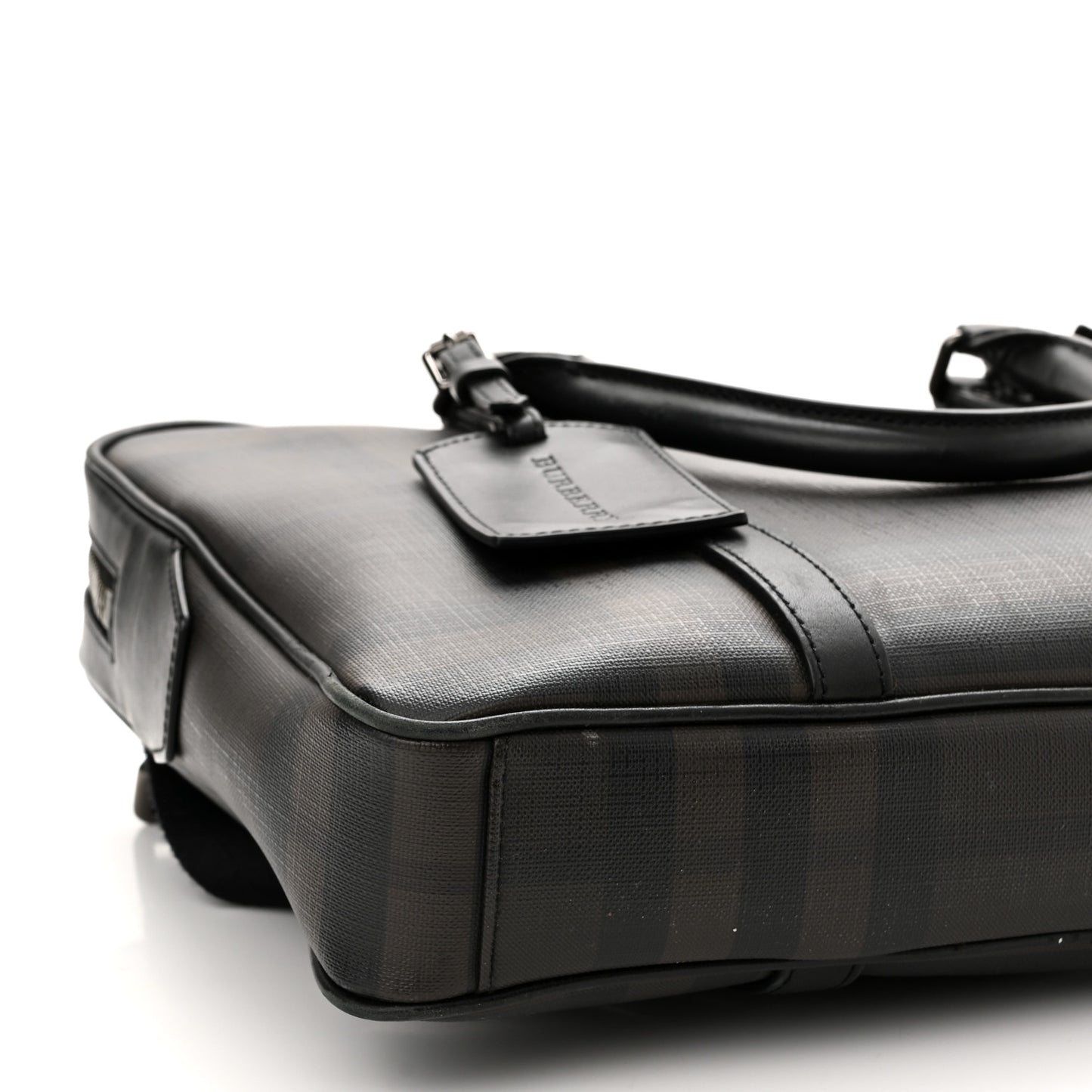 Smoked Check Newburg Briefcase