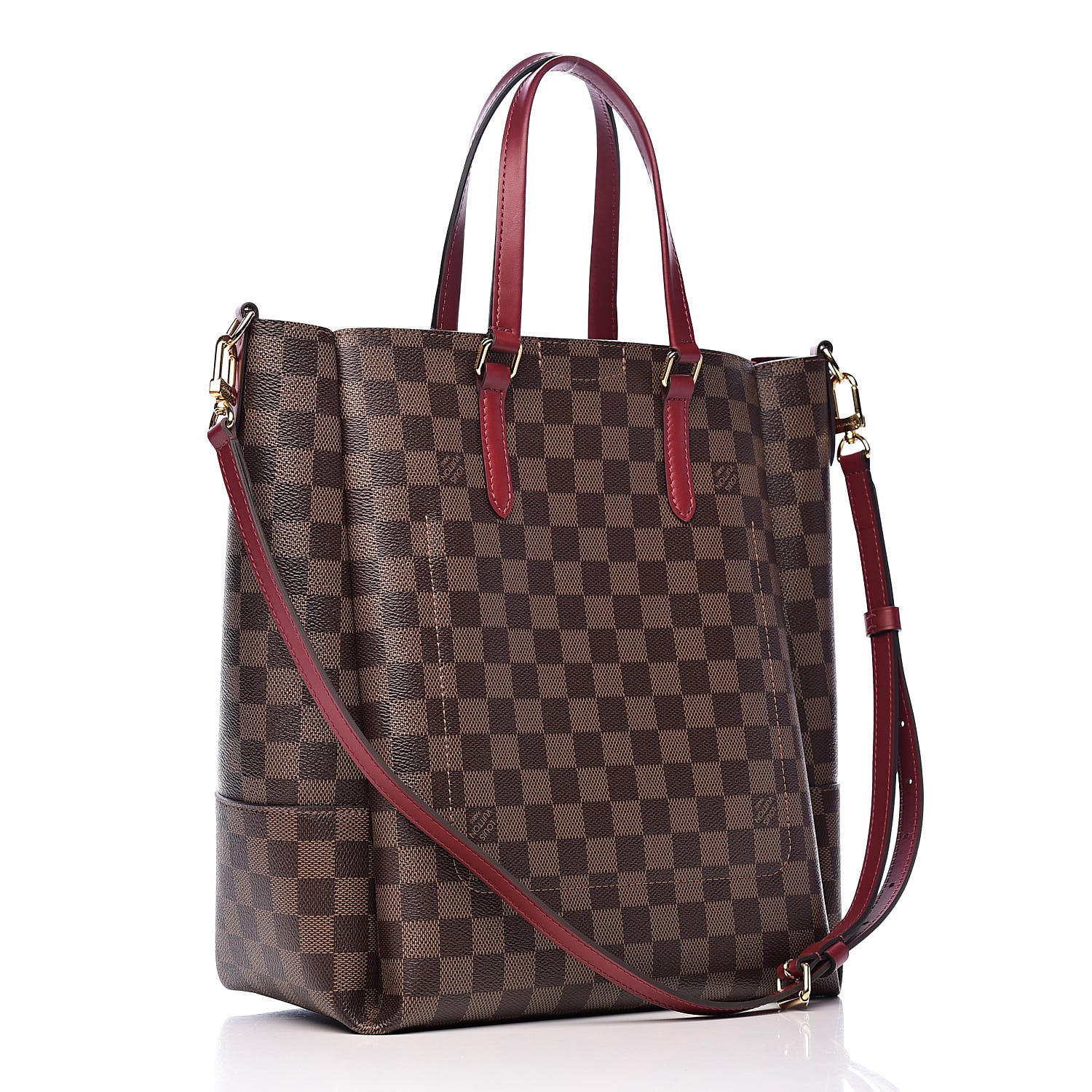 Louis Vuitton Damier Ebene Belmont MM Cherry Berry 3 of 11