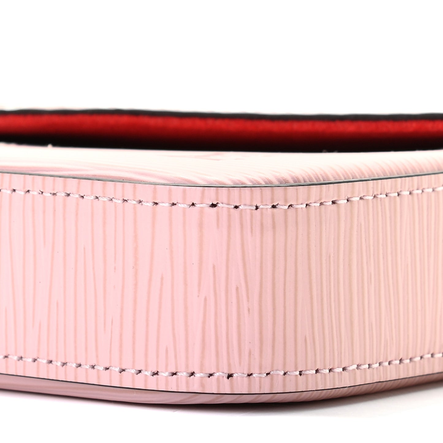 Epi Pochette Felicie Rose Ballerine Stripe