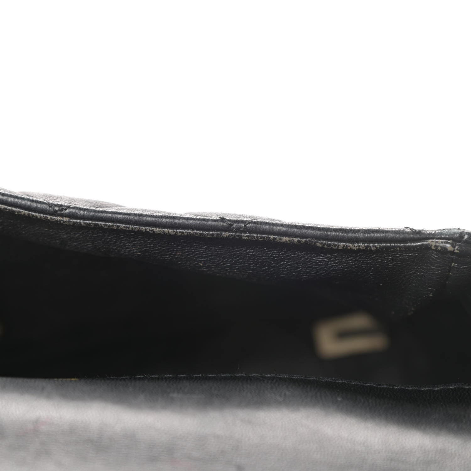 Chanel Lambskin Quilted CC Flap Shoulder Bag Black 13 of 18