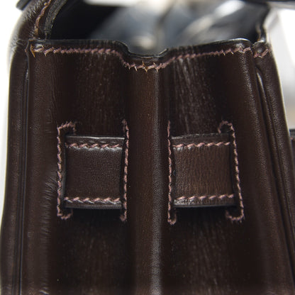 Hermes Box Kelly Retourne 32 Chocolate 8 of 22