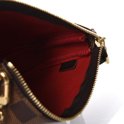 Louis Vuitton Damier Ebene Mini Pochette Accessories 8 of 9