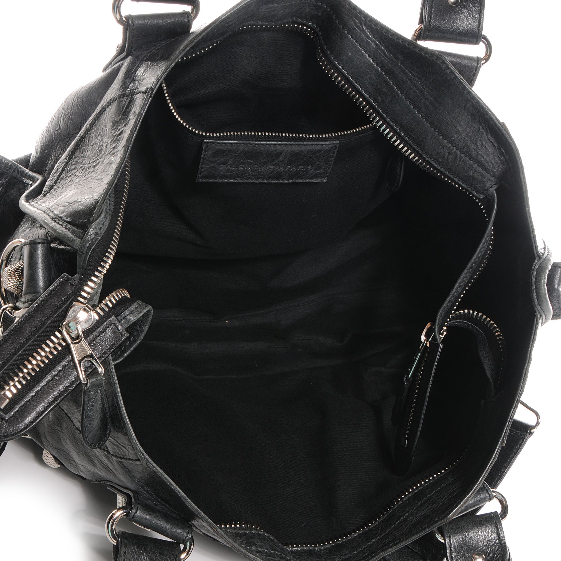 Balenciaga Agneau Giant 21 Silver Hardware Part Time Black 5 of 8
