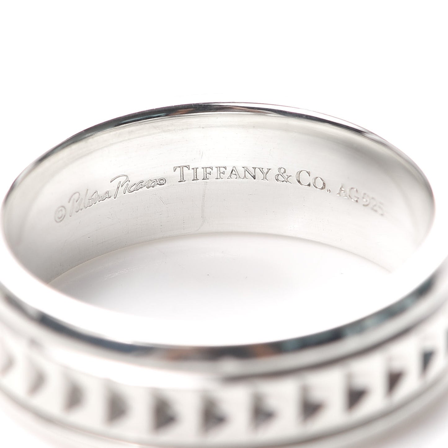 Sterling Silver Paloma Picasso Caliper Band Ring 67 12