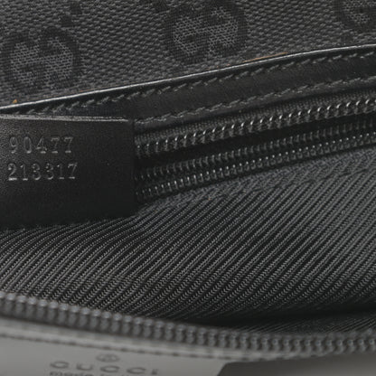 Gucci Monogram Messenger Bag Black 7 of 10