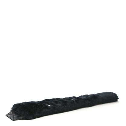 Givenchy Faux Fur Logo Bag Strap Black 4 of 7