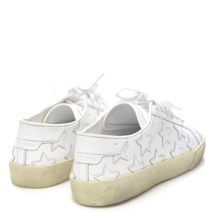 Saint Laurent Nappa Star Court Sneakers 37 White 4 of 10
