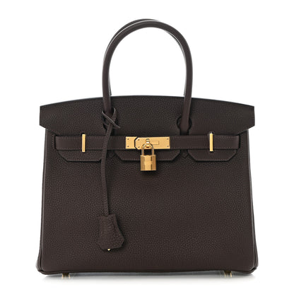 Hermes Togo Birkin 30 Chocolate 1 of 14