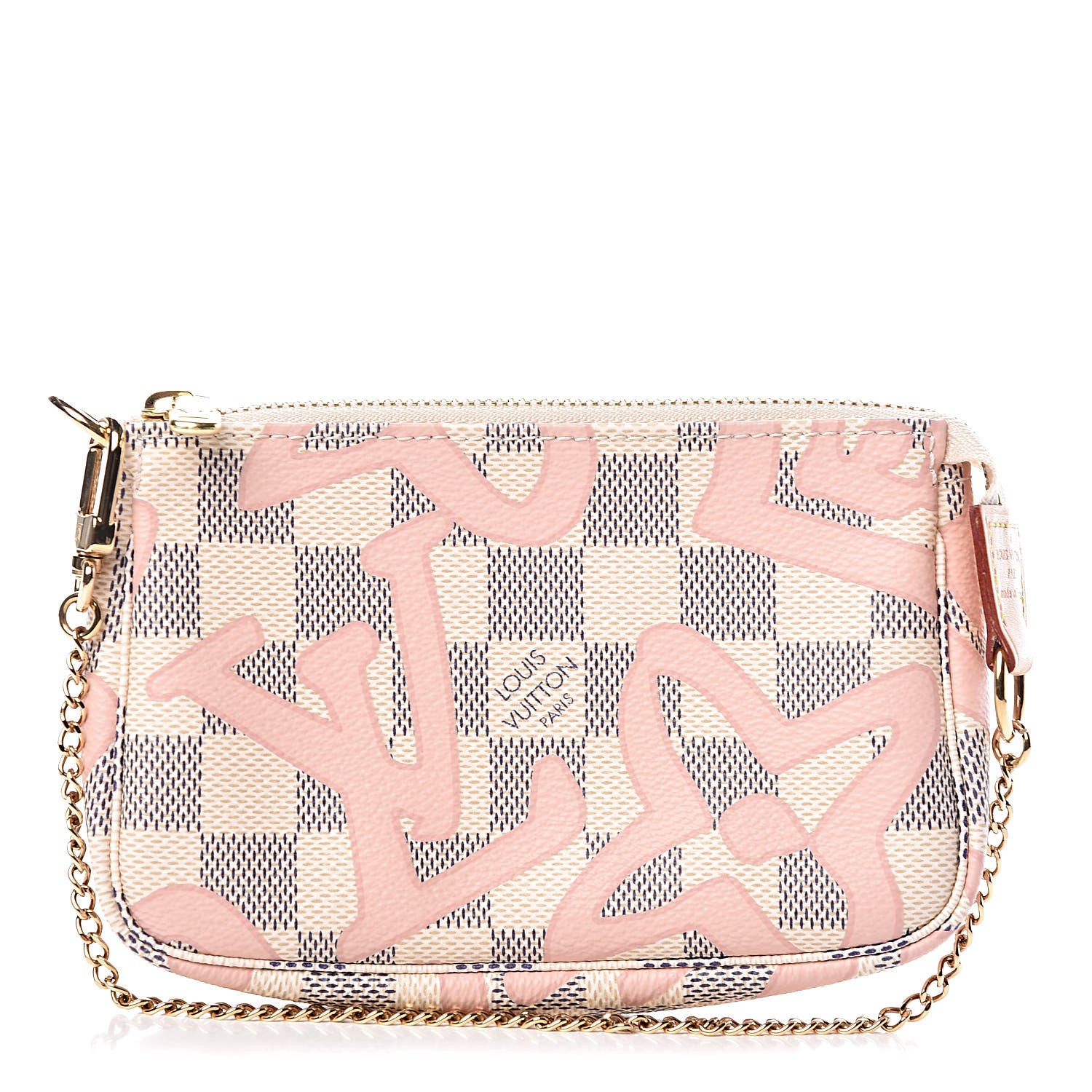 Louis Vuitton Damier Azur Tahitienne Mini Pochette Accessories 1 of 8