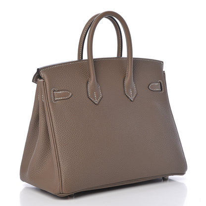 Hermes Togo Birkin 25 Etoupe 3 of 35