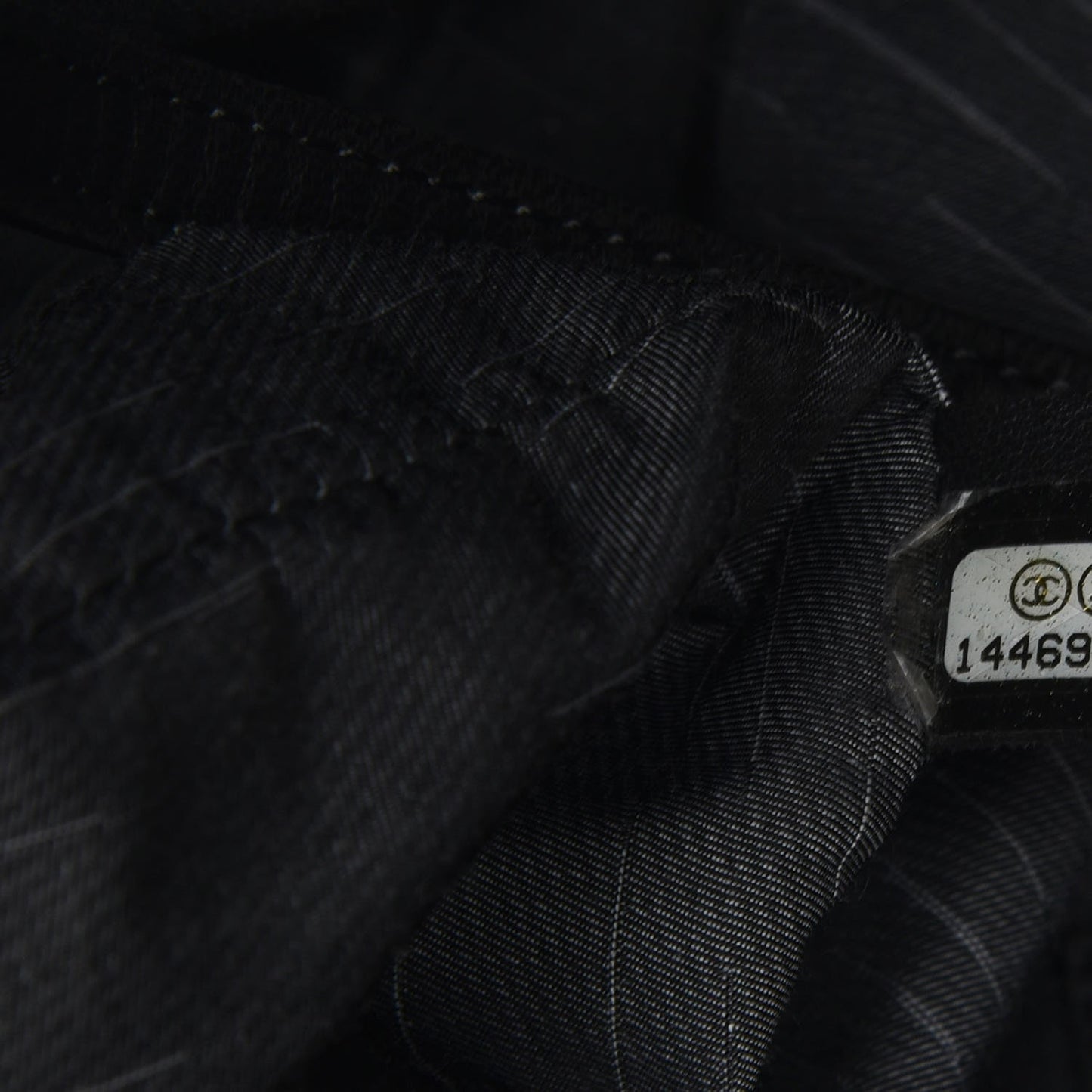 Washed Calfskin Tote Black