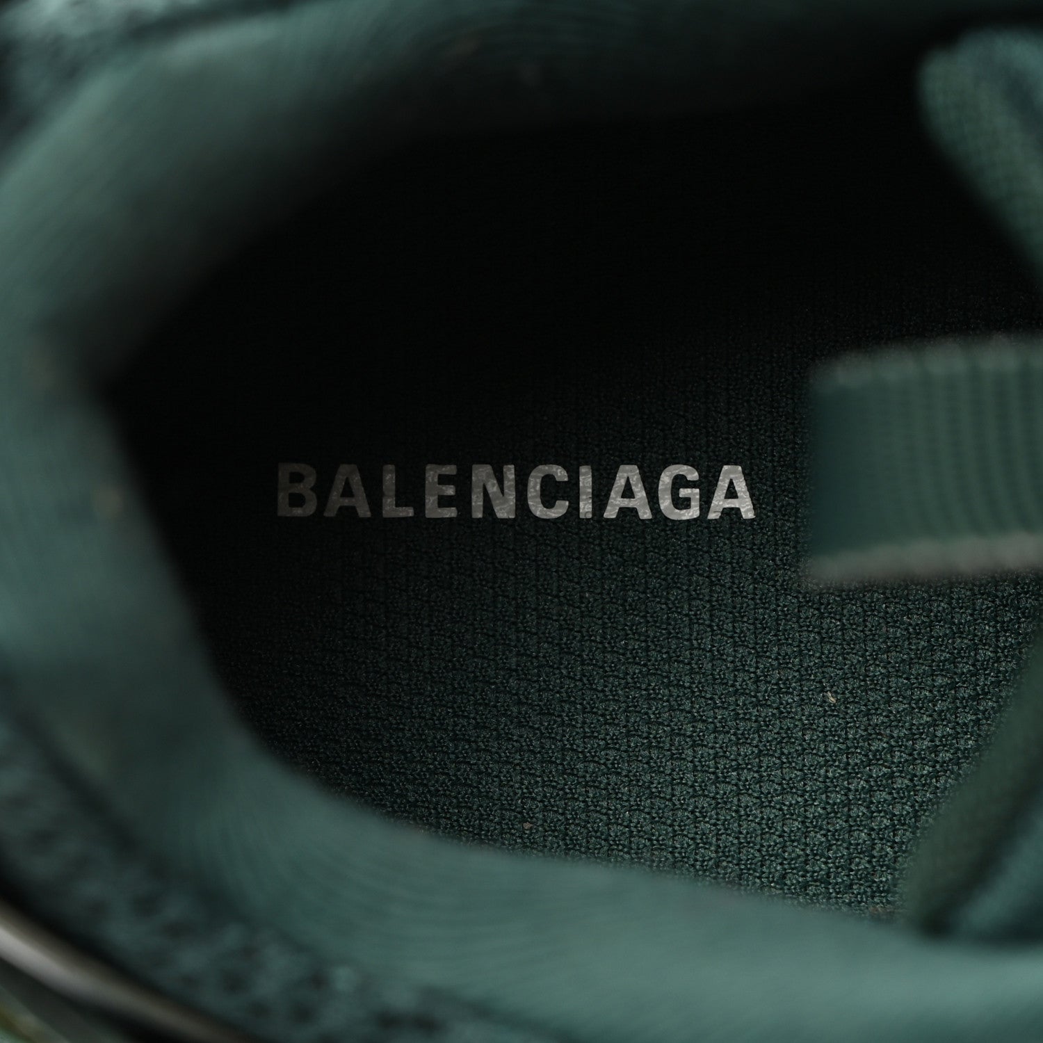 Balenciaga Mesh Nylon Mens Track Sneakers 40 Dark Green 6 of 8