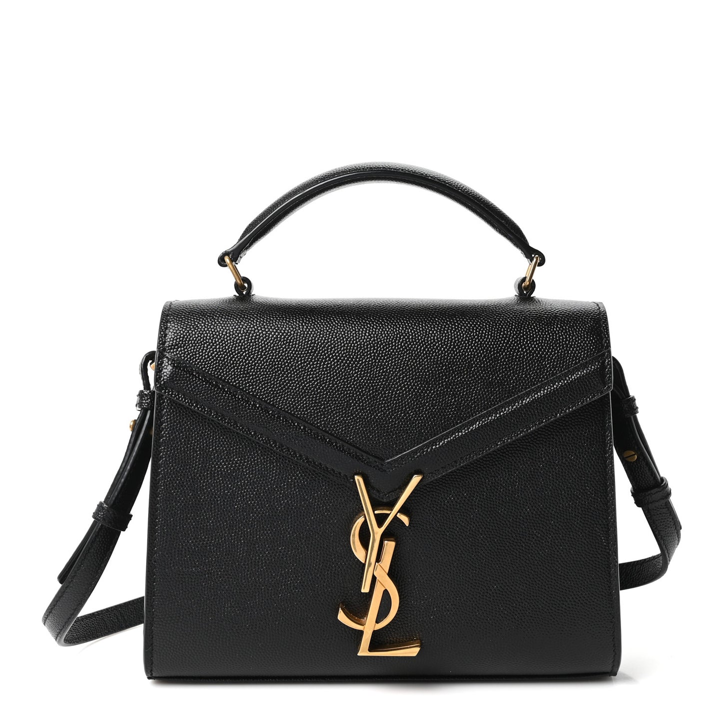 Grain de Poudre Mini Classic Monogram Cassandra Top Handle Black