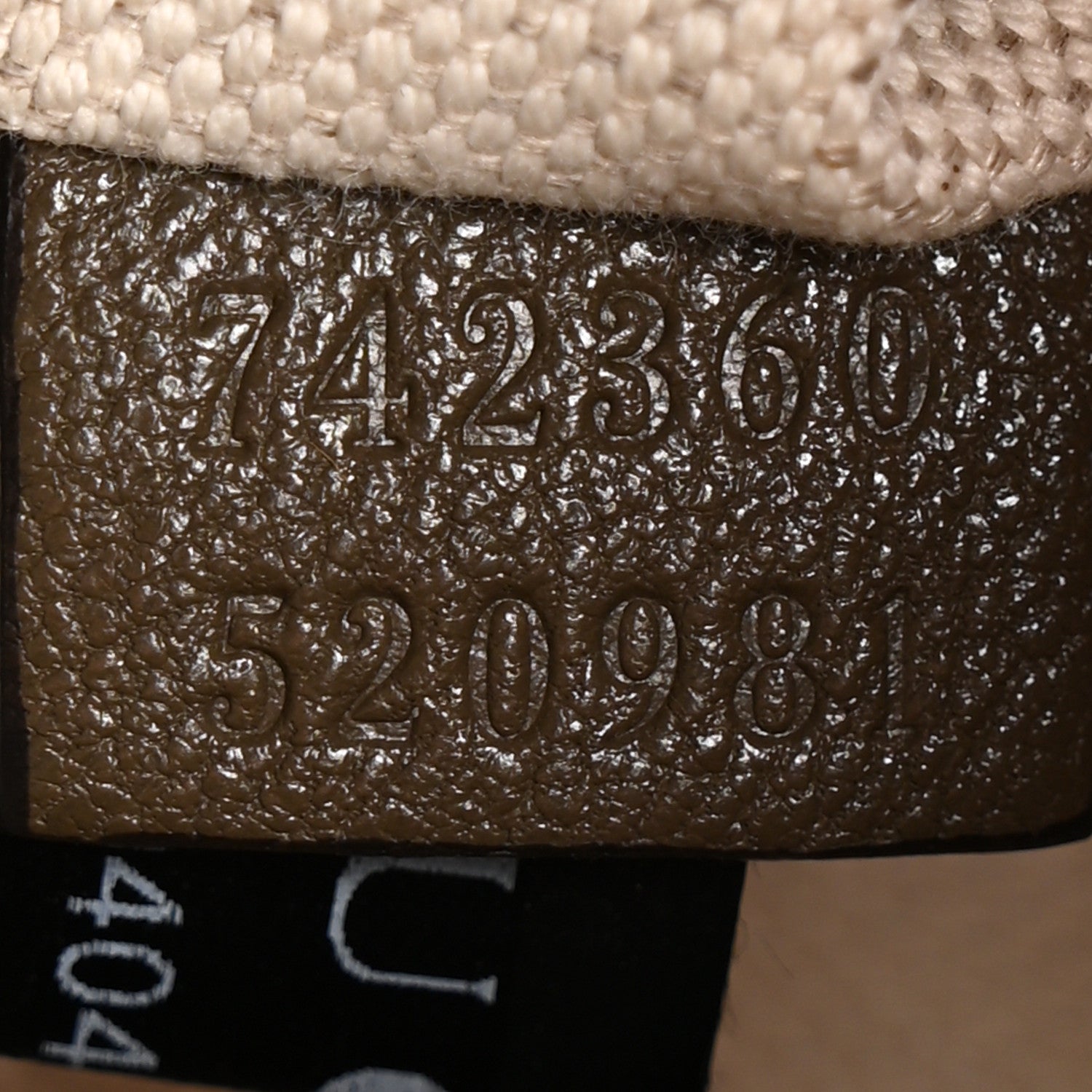 Gucci Sakai Be Green Calfskin Diagonal Stitched Small Blondie Shoulder Bag Craclet Brown 7 of 10