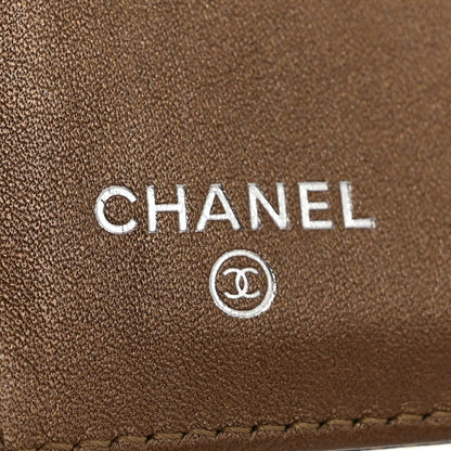 Chanel Metallic Caviar Timeless CC Compact Wallet Bronze 6 of 10