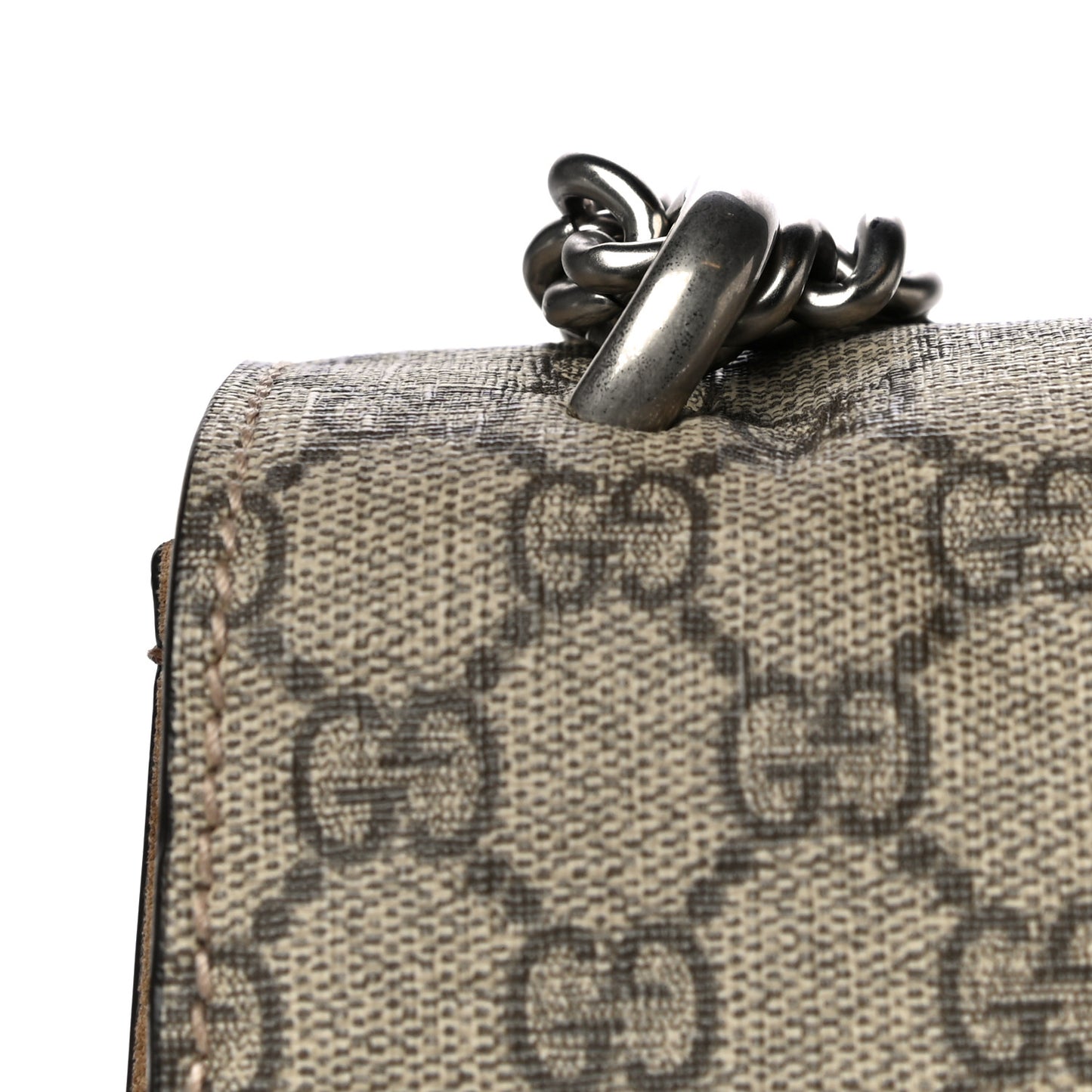 GG Supreme Monogram Small Dionysus Shoulder Bag Taupe