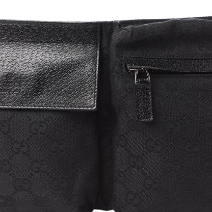 Gucci GG Monogram Double Pocket Belt Bag Black 10 of 10