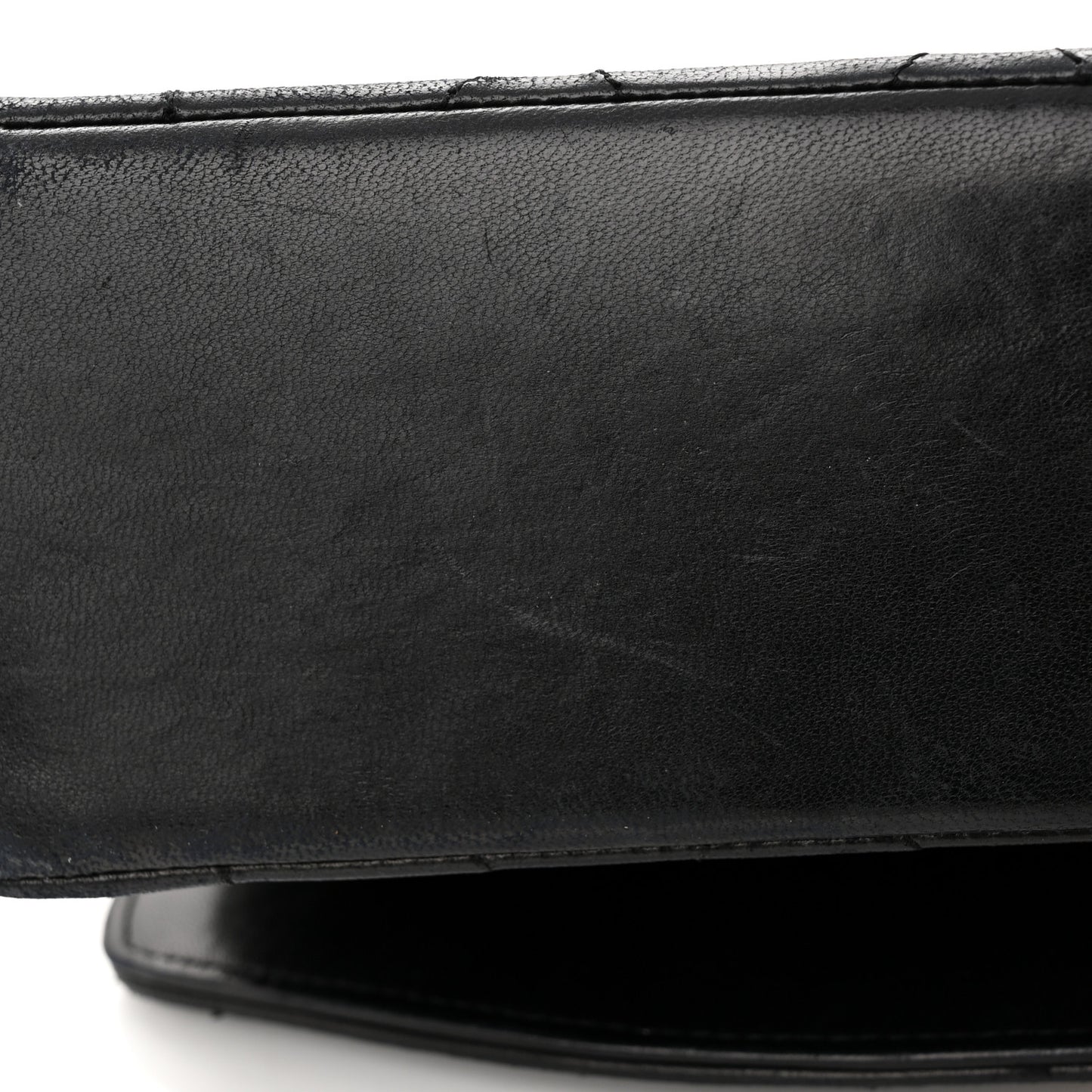 Lambskin Quilted Medium Single Flap Black