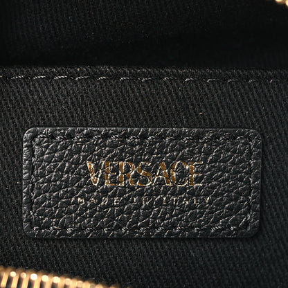 Versace Calfskin La Medusa Round Camera Bag Black 6 of 8