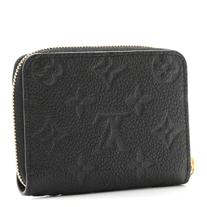 Louis Vuitton Empreinte Zippy Coin Purse Black 3 of 8