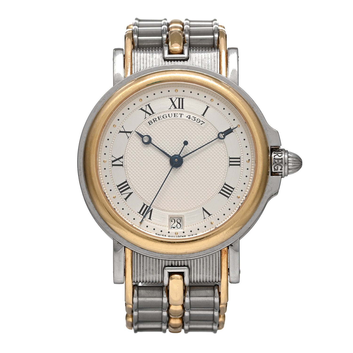 Breguet Stainless Steel 18K Yellow Gold 35mm Marine Automatic Watch 3400SA 1 of 4