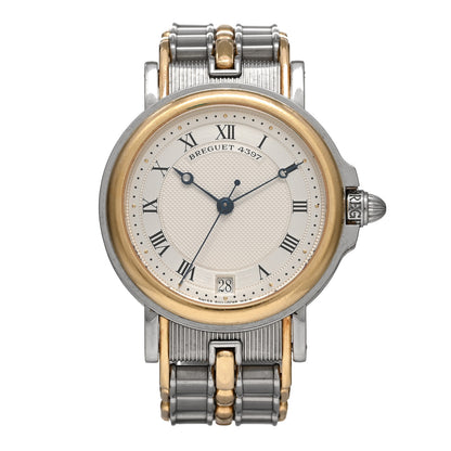 Breguet Stainless Steel 18K Yellow Gold 35mm Marine Automatic Watch 3400SA 1 of 4