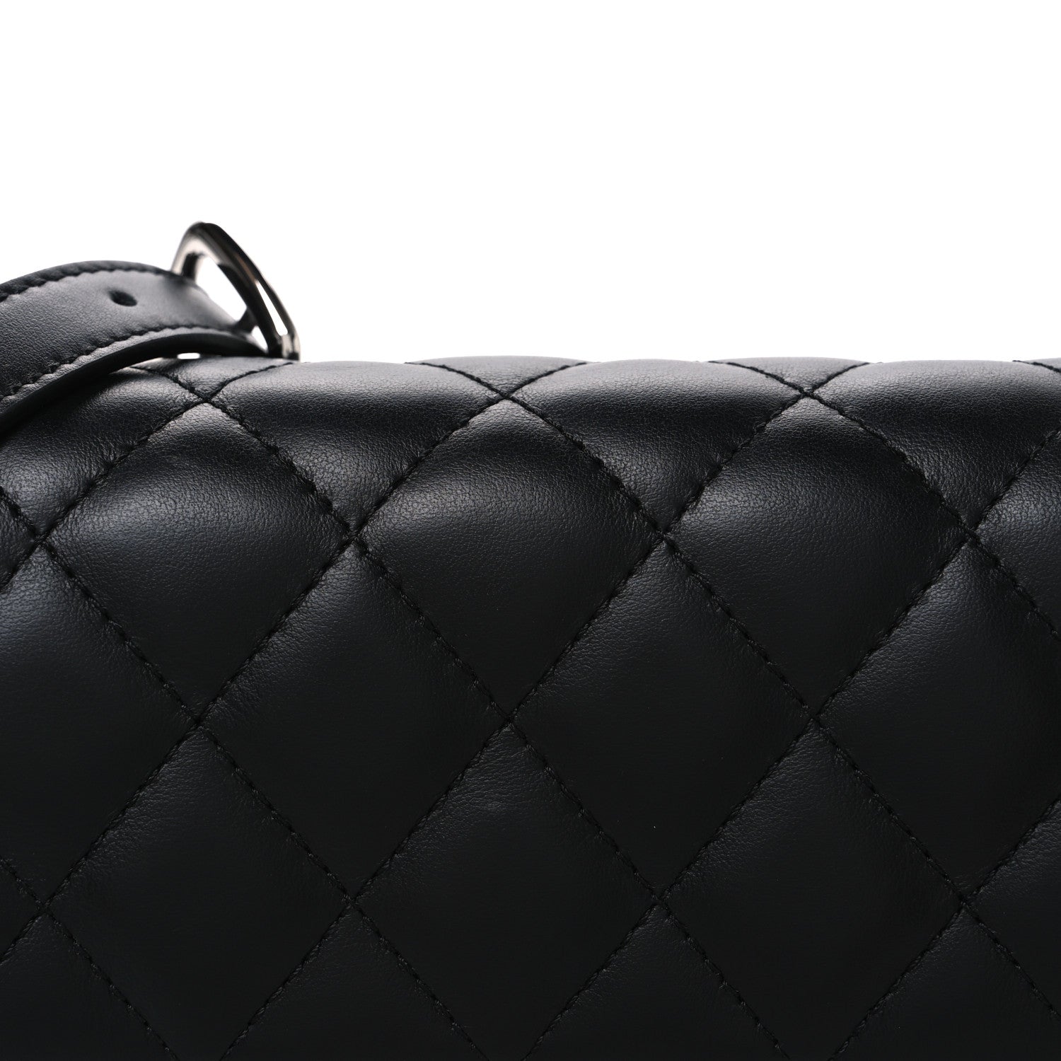Chanel Calfskin Quilted CC Uniform Flap Belt Bag Black 8 of 10