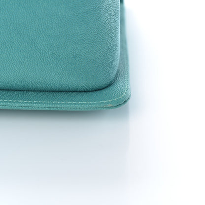 Chanel Caviar Quilted Medium Boy Flap Turquoise 11 of 11