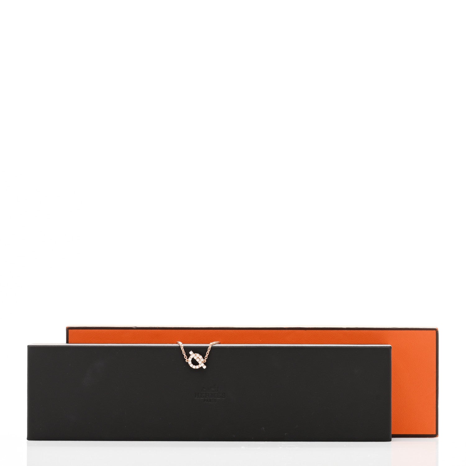 Hermes 18K Rose Gold Diamond Finesse Bracelet SH 4 of 4