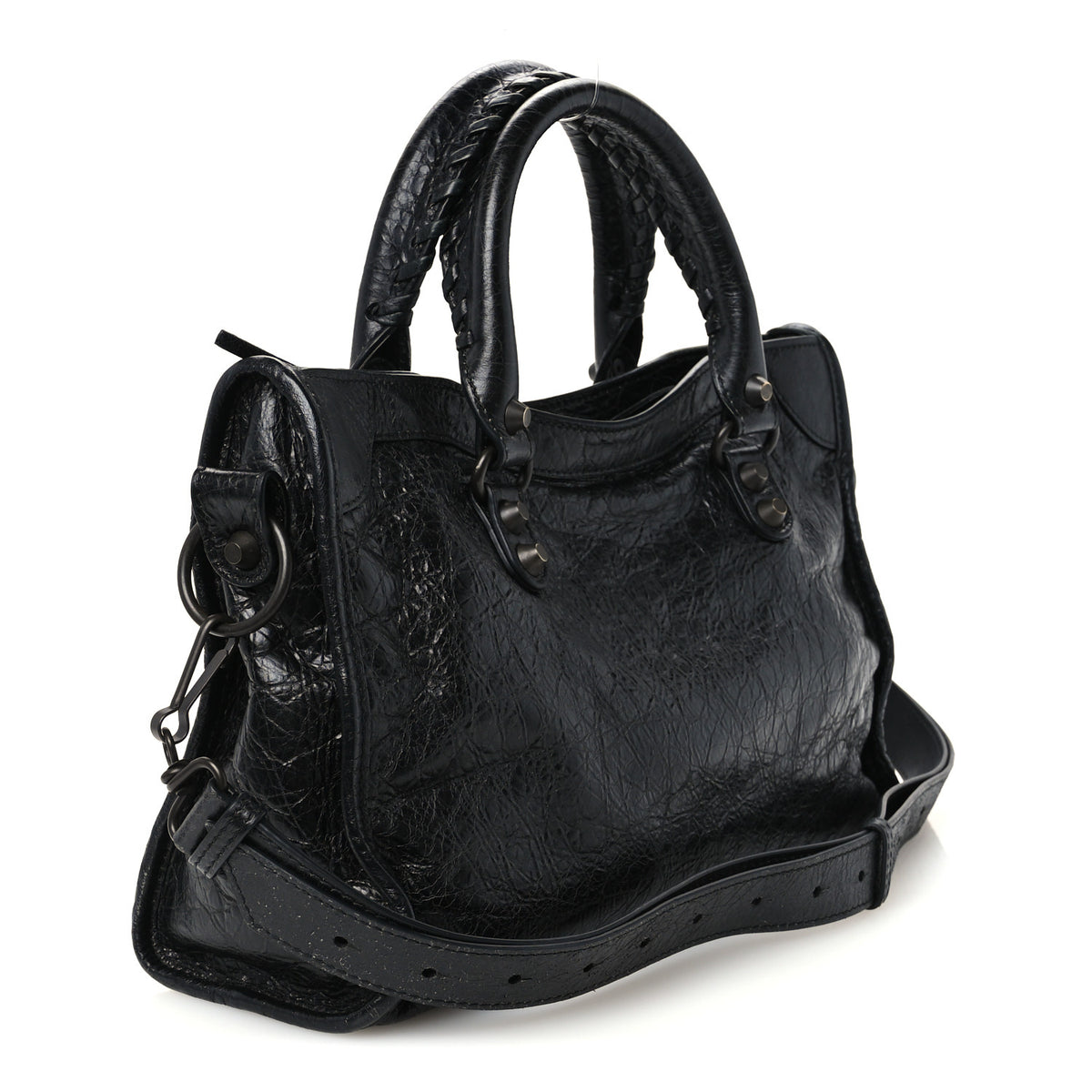 Balenciaga Agneau Arena Classic Hardware Small Le City Black 3 of 10