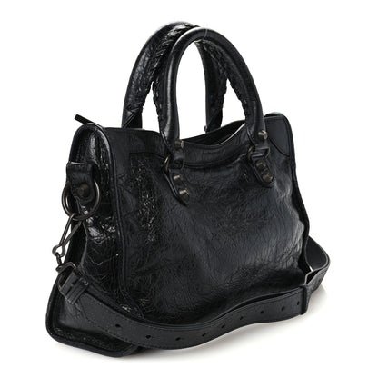 Balenciaga Agneau Arena Classic Hardware Small Le City Black 3 of 10