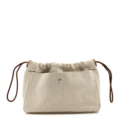 Hermes Canvas Barenia Fourbi 20 PM Pouch Naturel Fauve 1 of 9