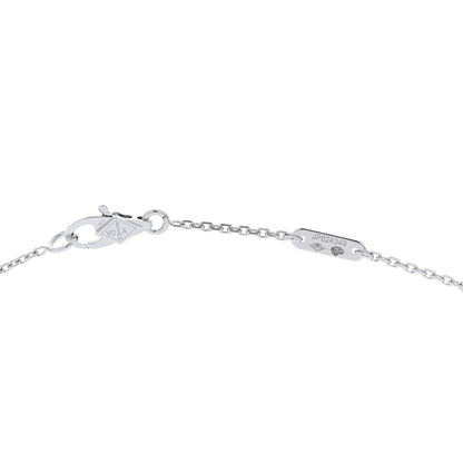 Van Cleef & Arpels 18K White Gold Diamond Sweet Alhambra Pendant Necklace 4 of 4
