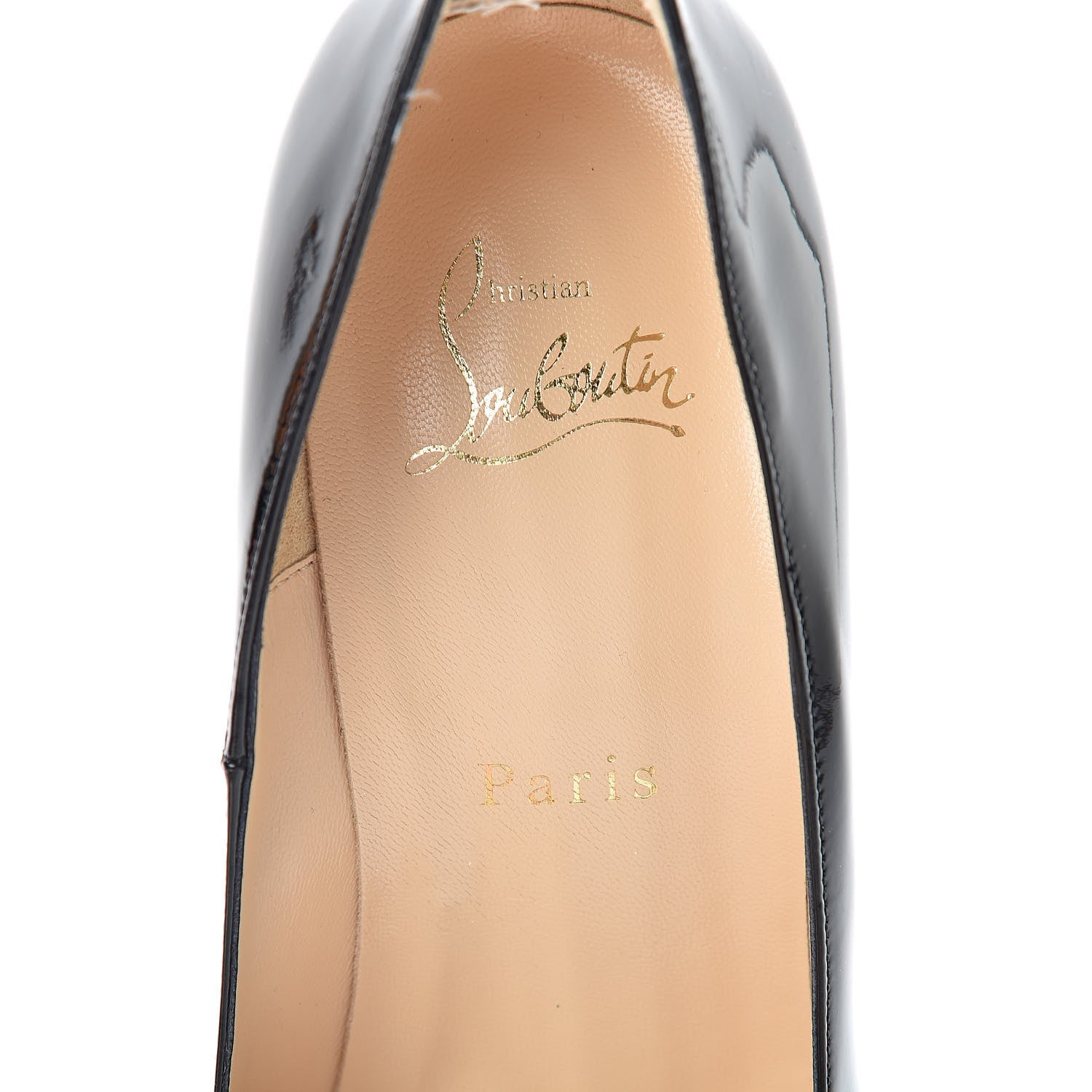 Christian Louboutin Patent Rolando 120 Pumps 38 Black 6 of 10