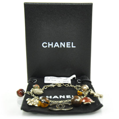 Chanel Metal Iconic Symbols Charm Bracelet Gold 2 of 7