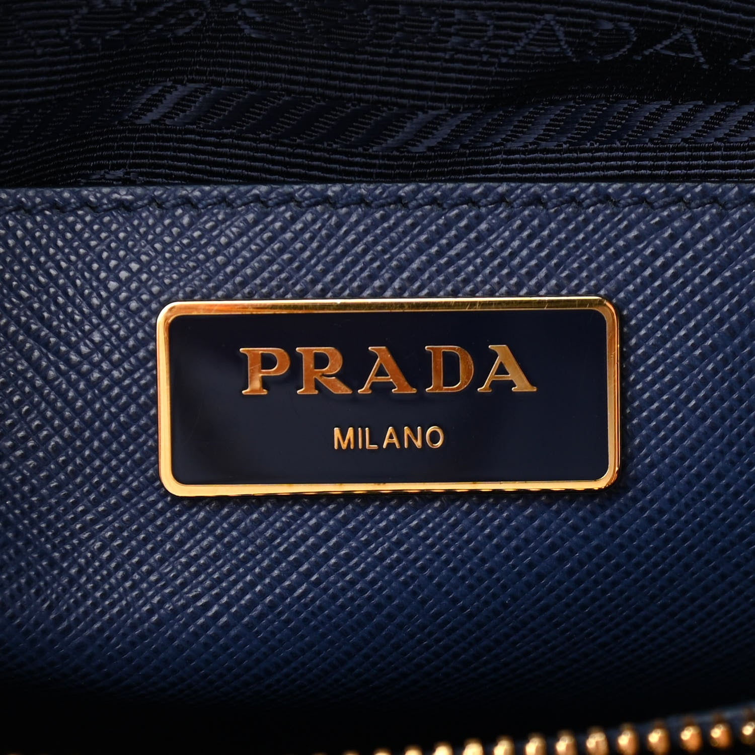 Prada Saffiano Lux Medium Promenade Tote Bluette 6 of 13