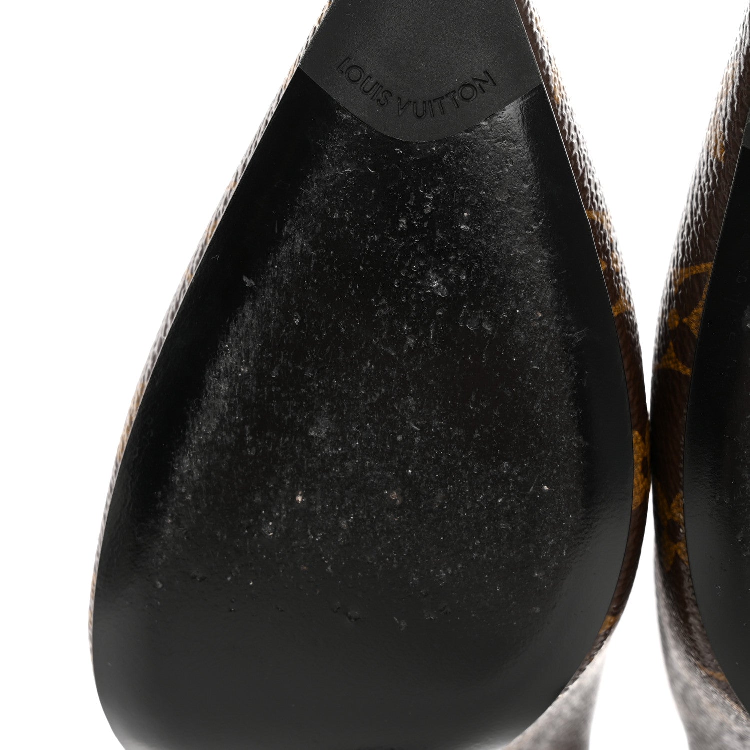 Louis Vuitton Monogram Cherie Pumps 38 Black 11 of 12