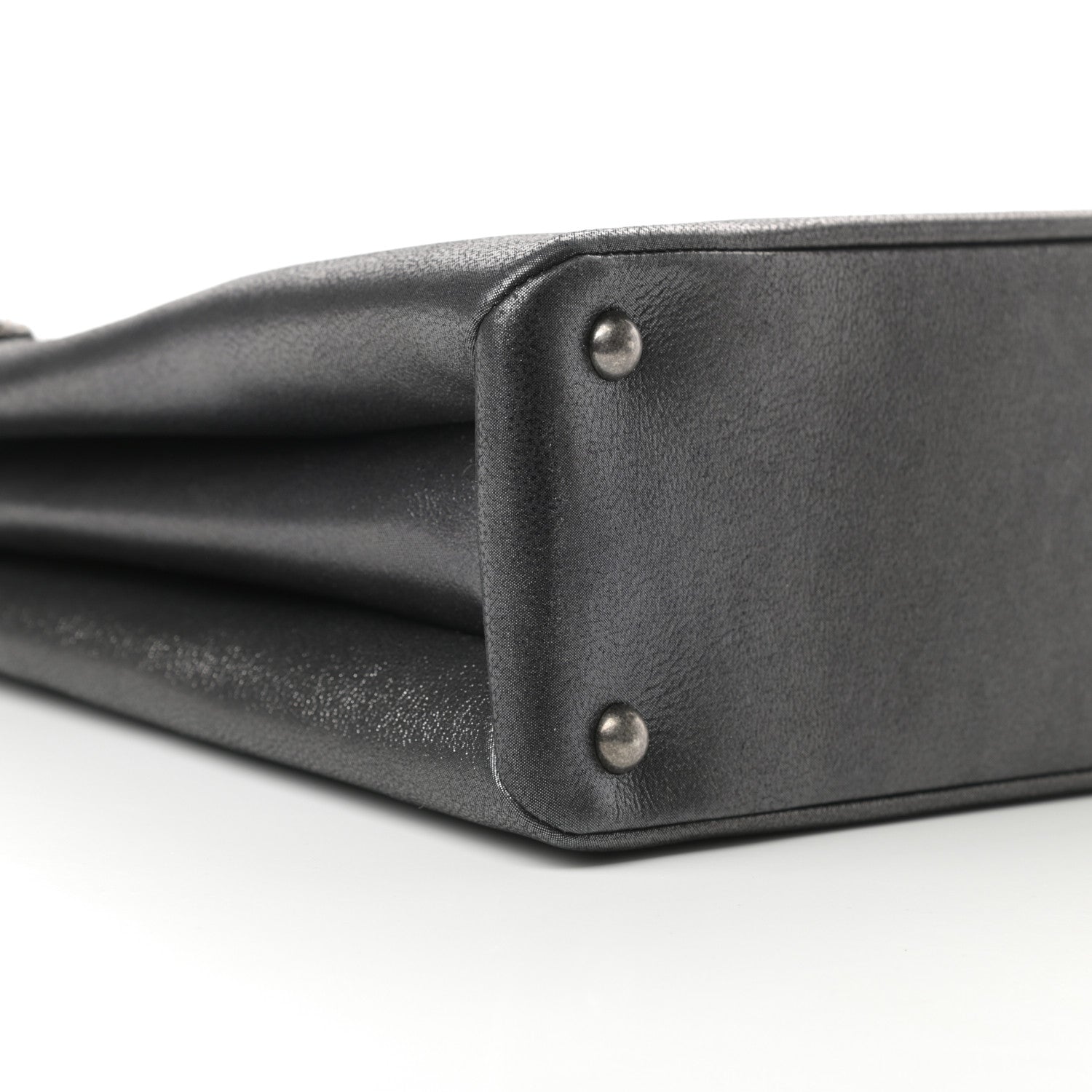 Chanel Iridescent Calfskin CC East West Shopping Tote Grey 11 of 12