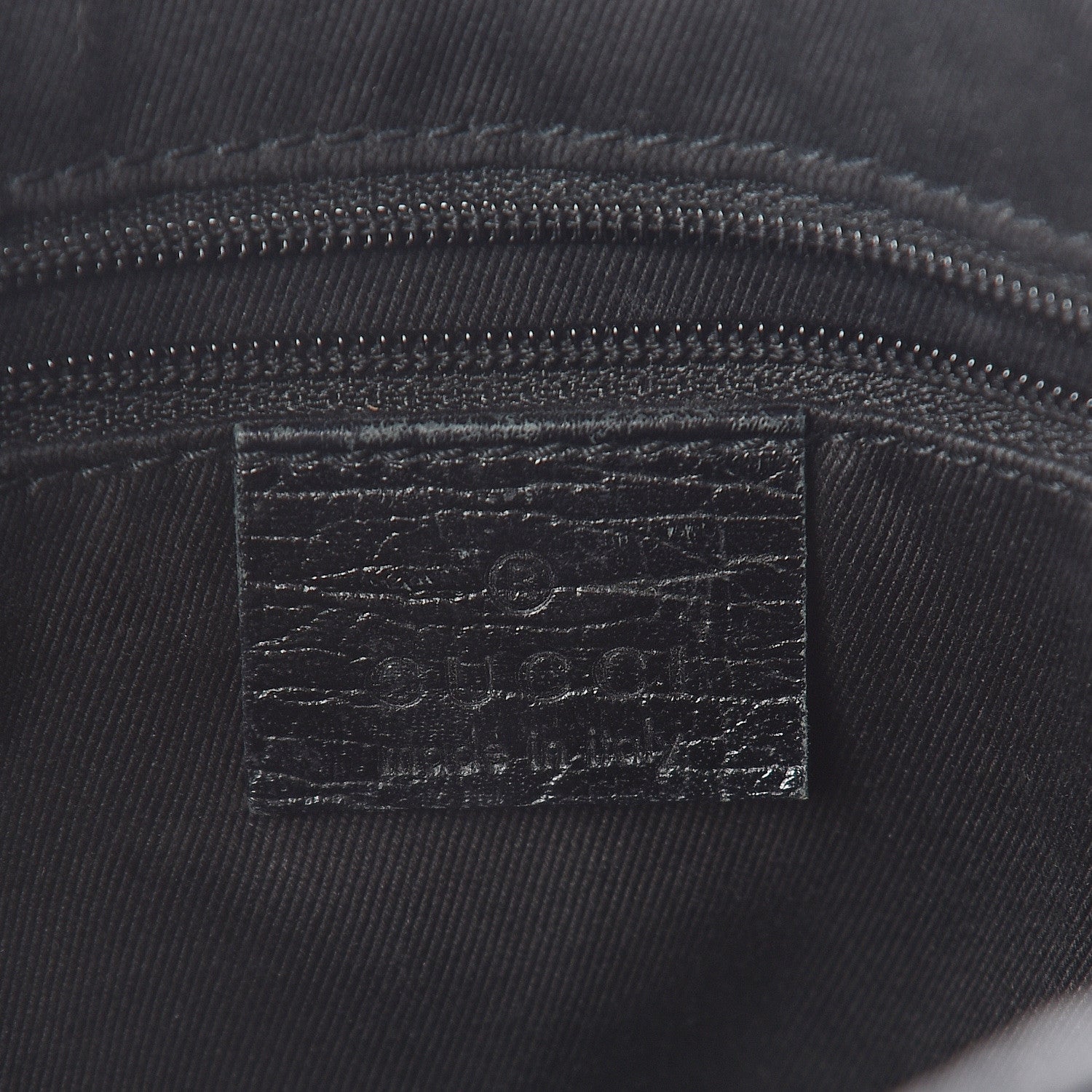 Gucci Denim Monogram Small Jackie O Hobo Black 5 of 8