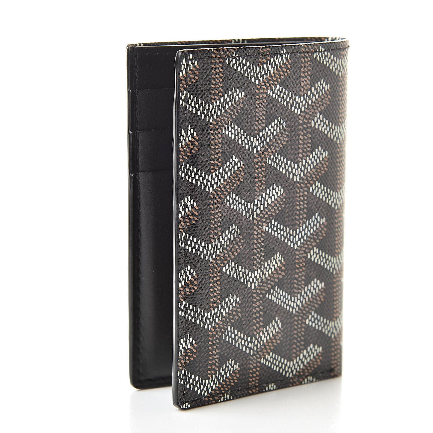 Goyardine Saint Pierre Card Holder Black