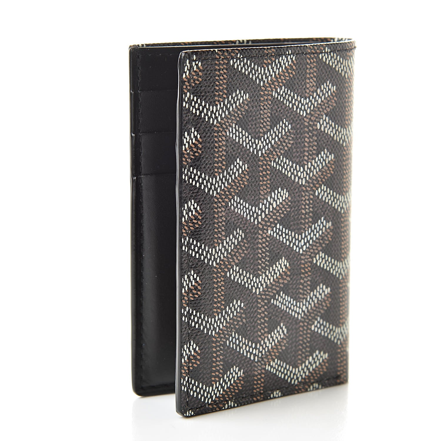 Goyard Goyardine Saint Pierre Card Holder Black 3 of 8