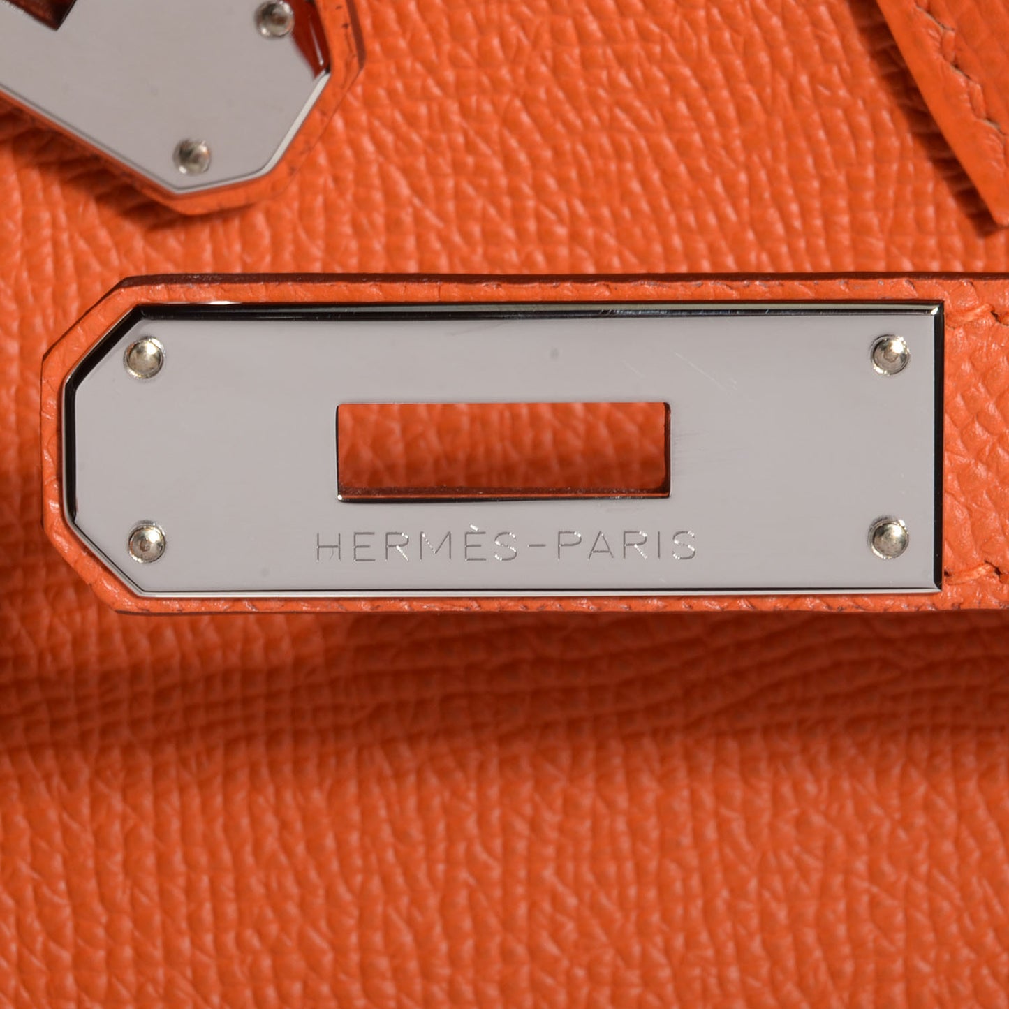 Epsom Birkin 30 Orange