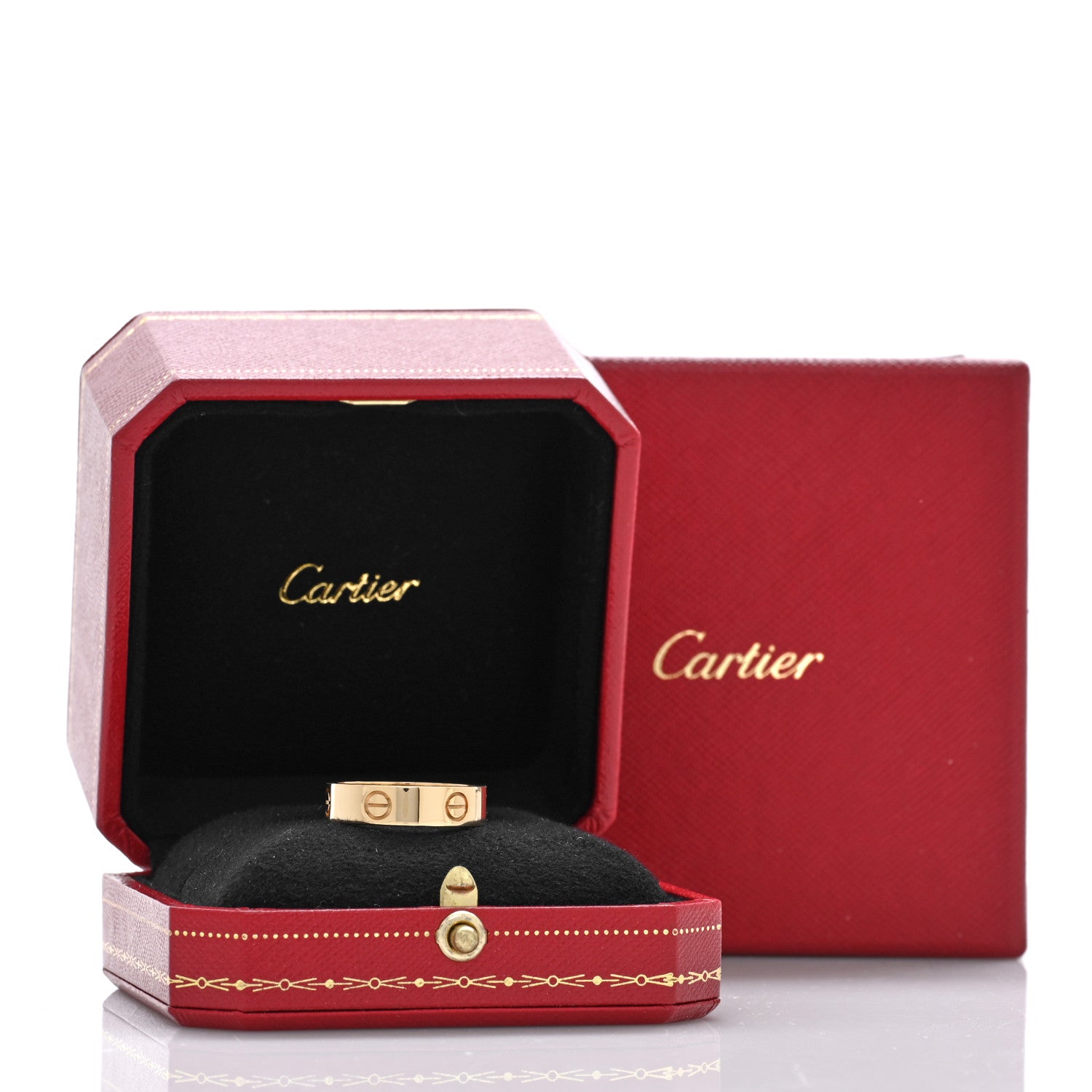 Cartier 18K Yellow Gold 5.5mm LOVE Ring 60 9 5 of 5