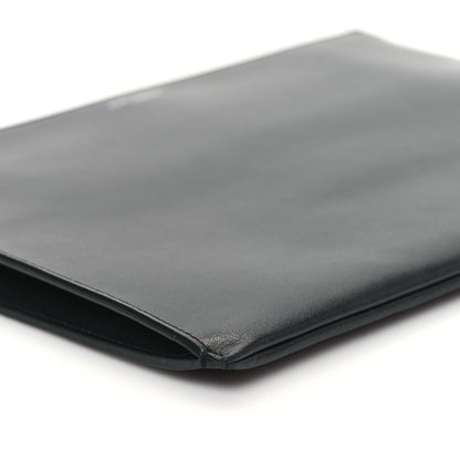 Saint Laurent Smooth Calfskin Flamingo Document Holder Black 9 of 12