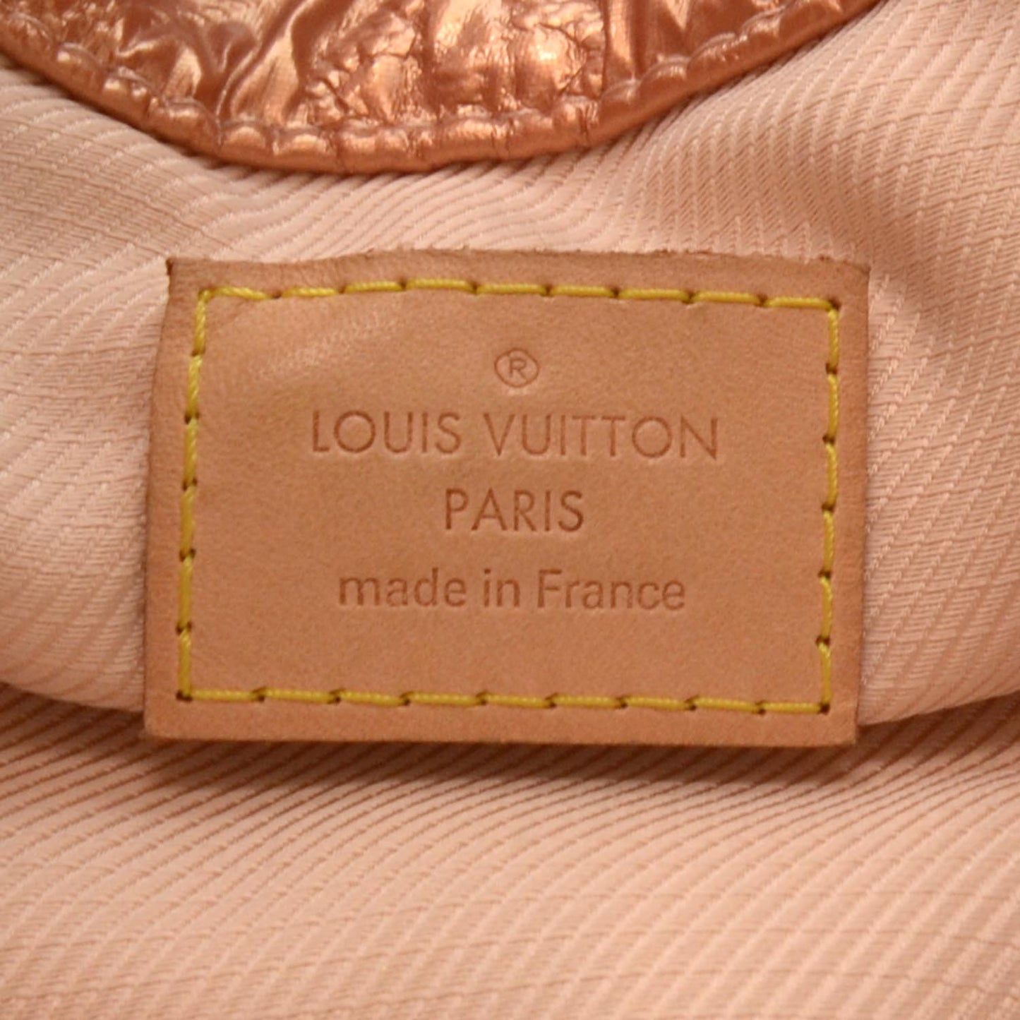 Jacquard Quilted Monogram Limelight Clutch GM Rose Gold