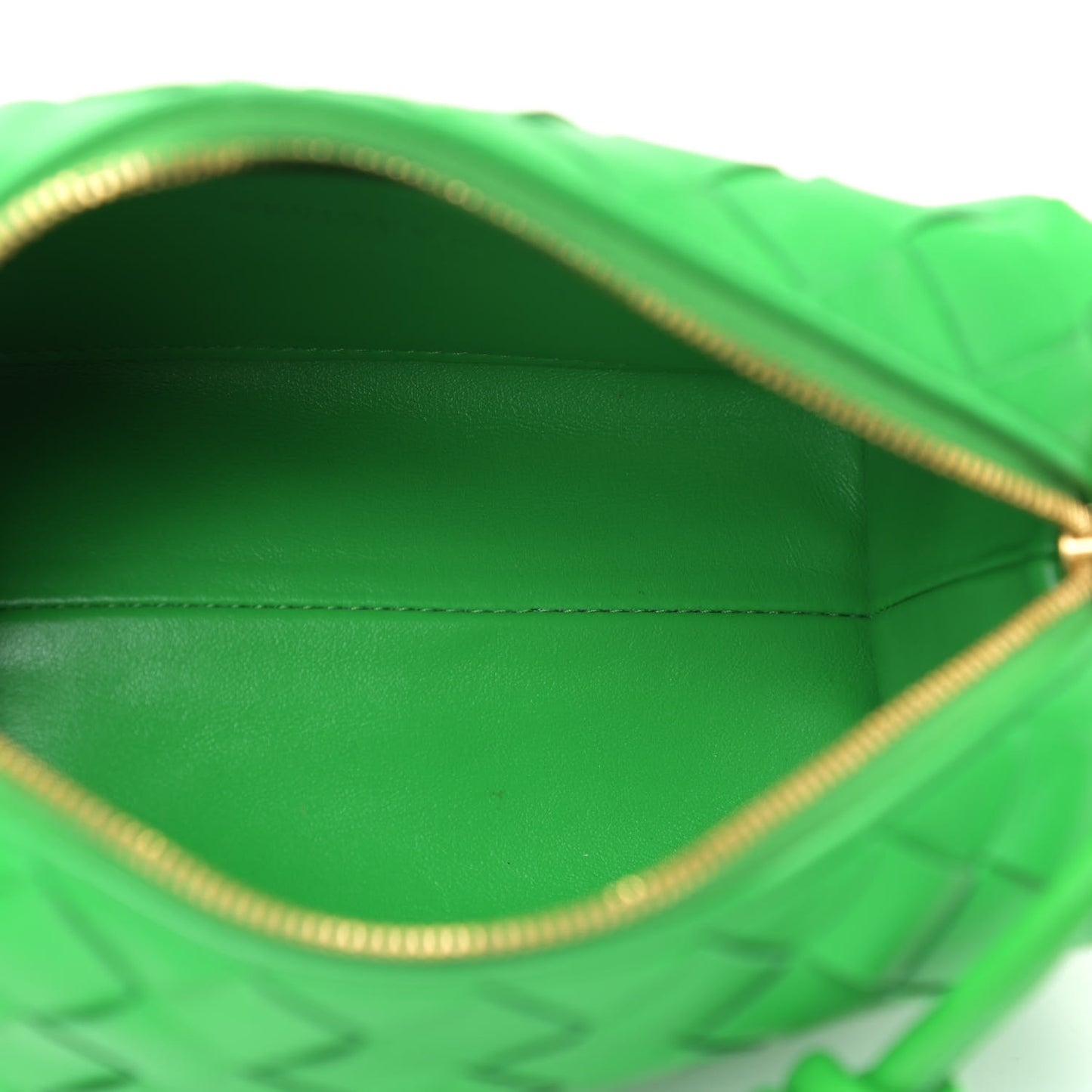 Nappa Intrecciato Mini Loop Camera Bag Parakeet