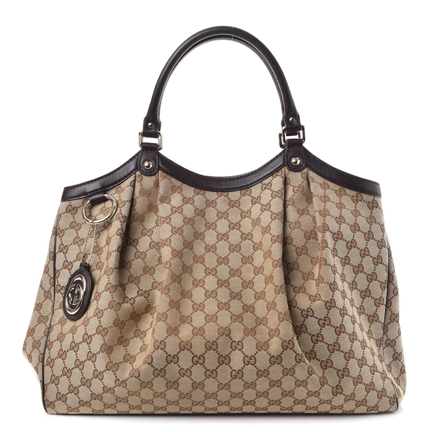 Gucci Monogram Large Sukey Tote Dark Brown 1 of 7