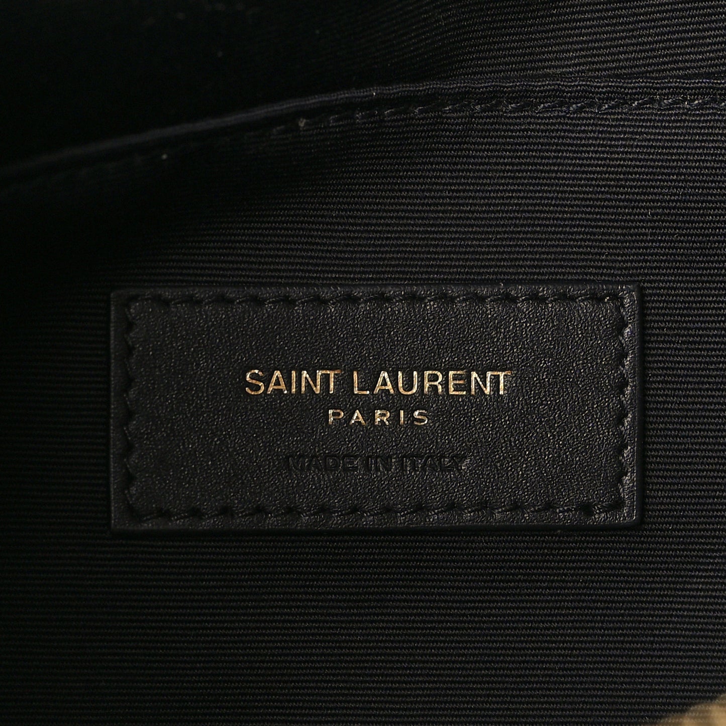 Grain De Poudre Monogram Belt Bag Black