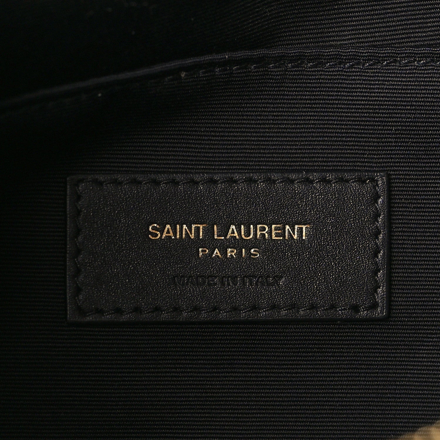 Saint Laurent Grain De Poudre Monogram Belt Bag Black 6 of 9